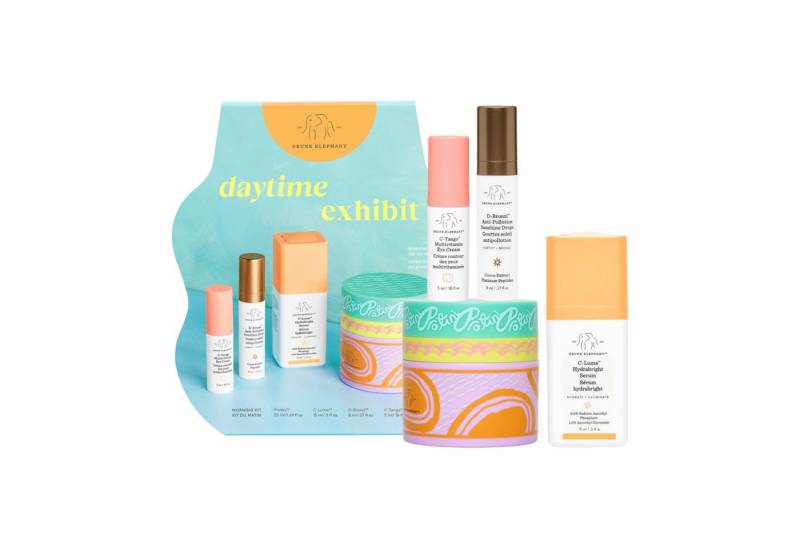 Drunk Elephant Gesichtspflege-Set Daytime Exhibit Morning Kit, 4-tlg. von Drunk Elephant