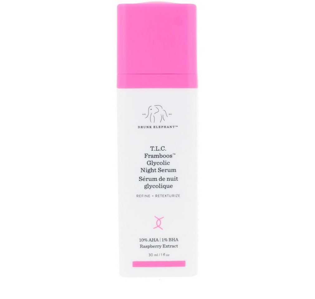 Drunk Elephant Körperpflegemittel TLC Framboos Glykolisches Nachtserum 30 ml von Drunk Elephant