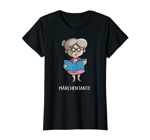 Damen Märchentante - Lieblingstante Geschichten erzählen Tante T-Shirt von Drunken Royals