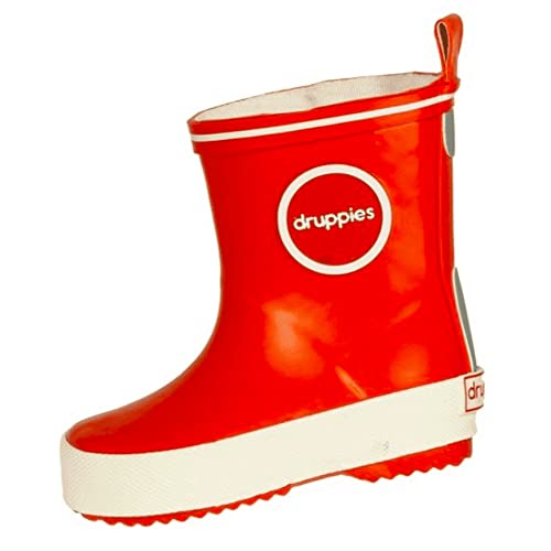 Druppies Jungen Unisex Kinder Regenstiefel Gummistiefel, Rot (Fire Red 050), 27 EU von Druppies