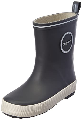 Druppies Unisex-Kinder Regenstiefel Gummistiefel, Grau (Dark Grey 002), 21 EU von Druppies