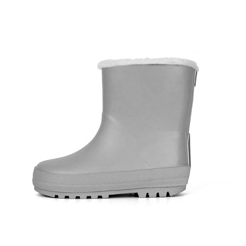 Imitat warmer Hausschuhe ohne Marke – grau – für Kinder und Damen – Größe 38 EU - 11023 - Winter von Druppies