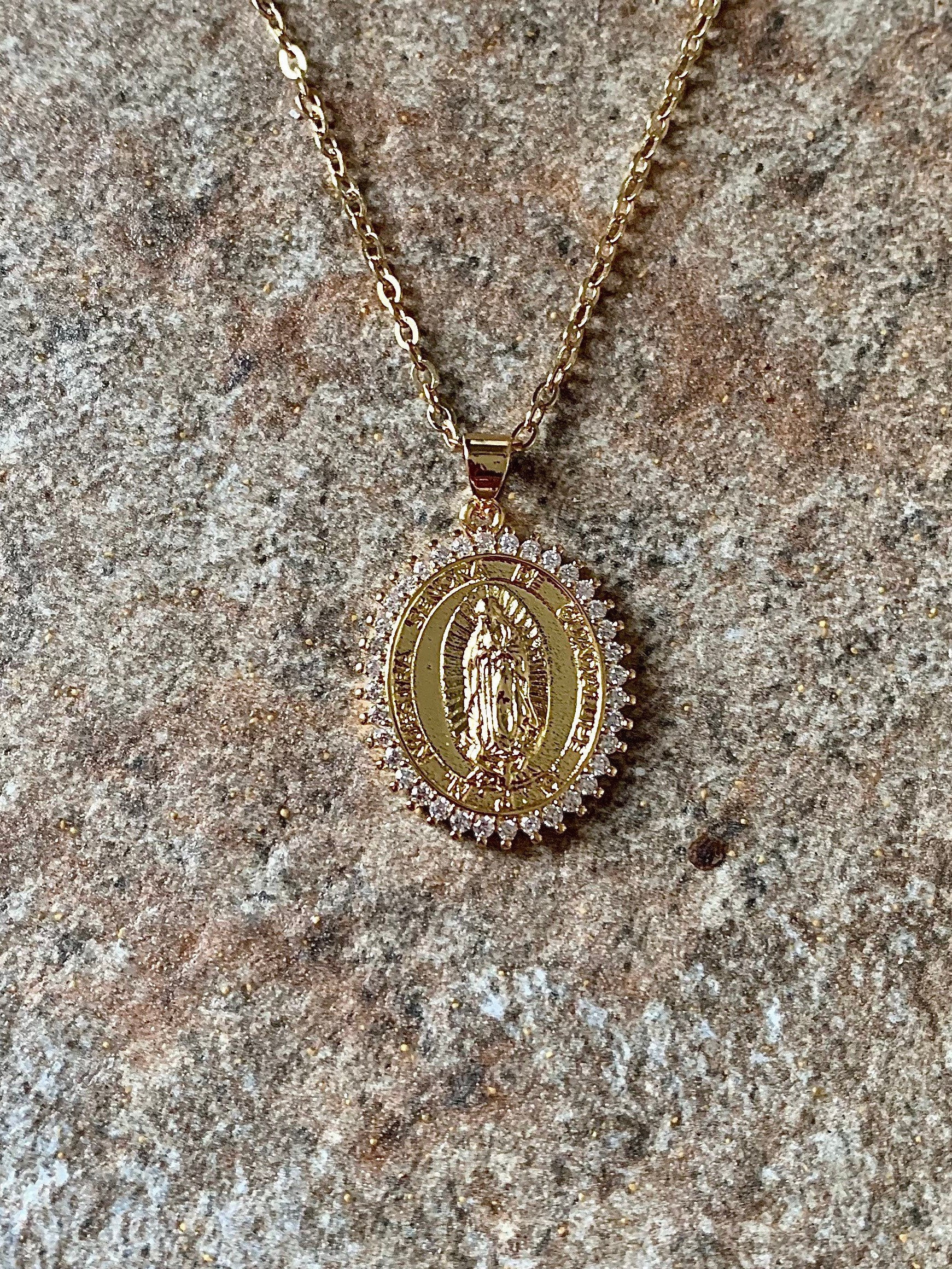 Guadalupe Gold Halskette von DruzyRocksBoutique