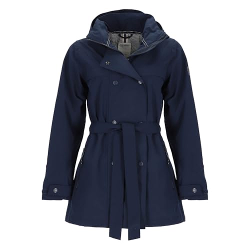 Dry Fashion Damen Trenchcoat Orth mit Innenfutter - Funktionsmantel wasserdicht, winddicht, atmungsaktiv in Navy Größe 42 Dry Fashion Damen Trenchcoat Orth mit Innenfutter - Funktionsmantel wasserdicht, winddicht, atmungsaktiv in Navy Größe 42 von Dry Fashion