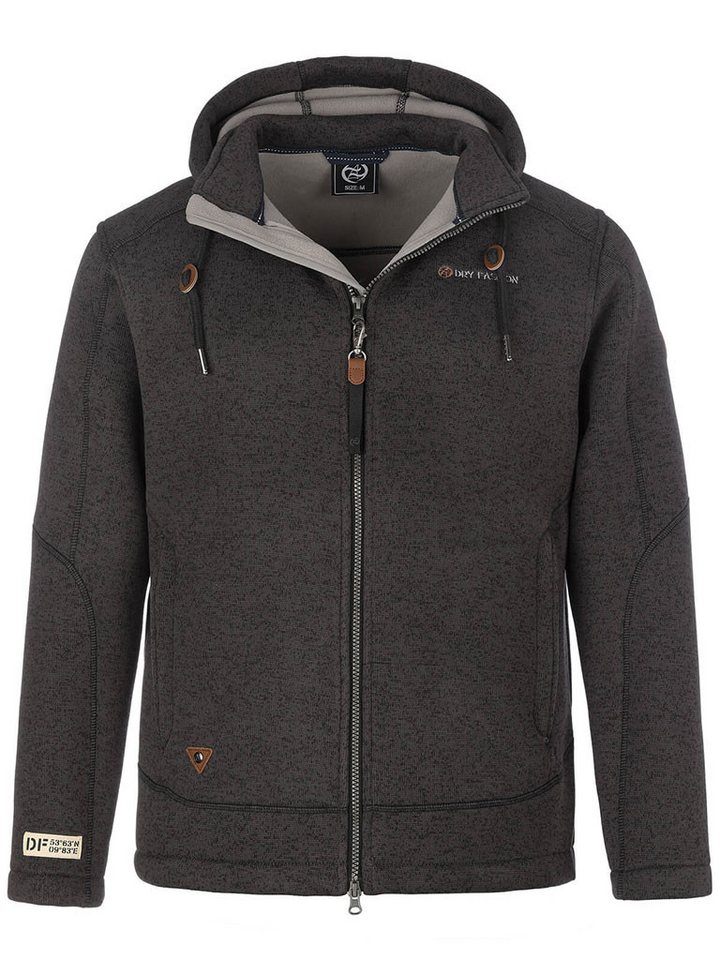 Dry Fashion Fleecejacke Herren Jacke Kappeln Fleece mit Kapuze - Wärmende Kapuzenfleecejacke Dry Fashion Fleecejacke Herren Jacke Kappeln Fleece mit Kapuze - Wärmende Kapuzenfleecejacke von Dry Fashion