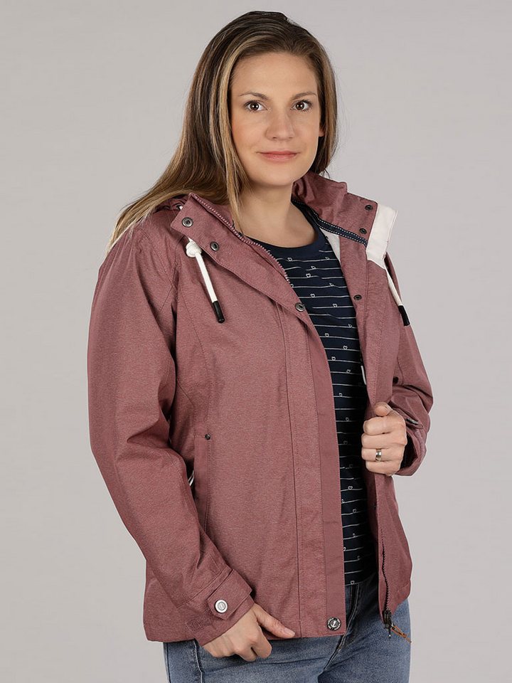 Dry Fashion Funktionsjacke Damen Jacke Greetsiel mit abnehmbarer Kapuze - wasserdicht winddicht von Dry Fashion