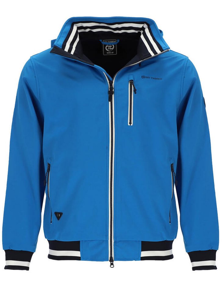 Dry Fashion Funktionsjacke Herren Funktions-Blouson Hamburg mit Innenfutter und abnehmbare Kapuze von Dry Fashion