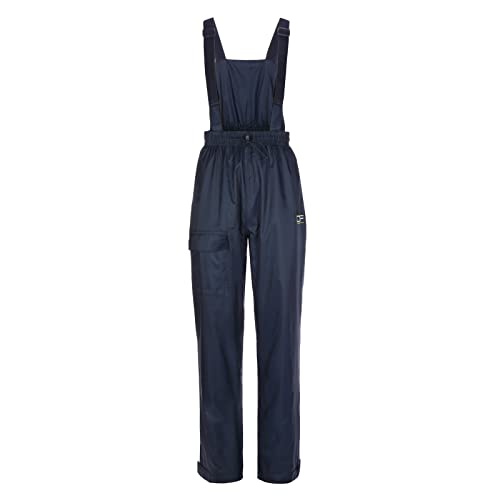 Dry Fashion Herren Regenhose Segelhose - Leichte Regenlatzhose Überziehhose Wasserdicht Winddicht Atmungsaktiv in Navy Größe M von Dry Fashion