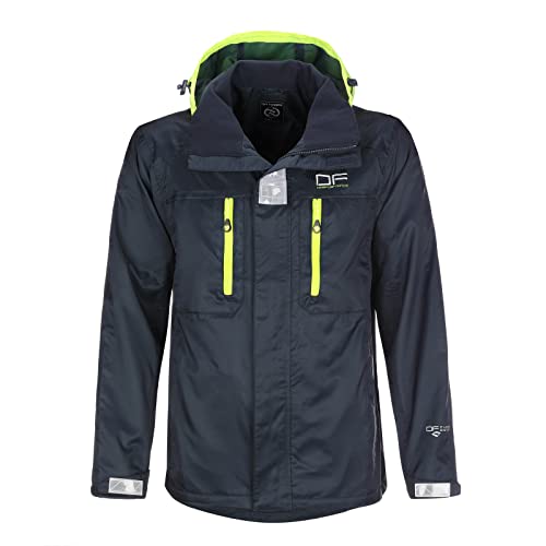 Dry Fashion Herren Regenjacke Segeljacke Baltic - Allwetterjacke Outdoorjacke Jacke Sailing Wasserdicht Winddicht Atmungsaktiv in Blau Größe XXL Dry Fashion Herren Regenjacke Segeljacke Baltic - Allwetterjacke Outdoorjacke Jacke Sailing Wasserdicht Winddicht Atmungsaktiv in Blau Größe XXL von Dry Fashion
