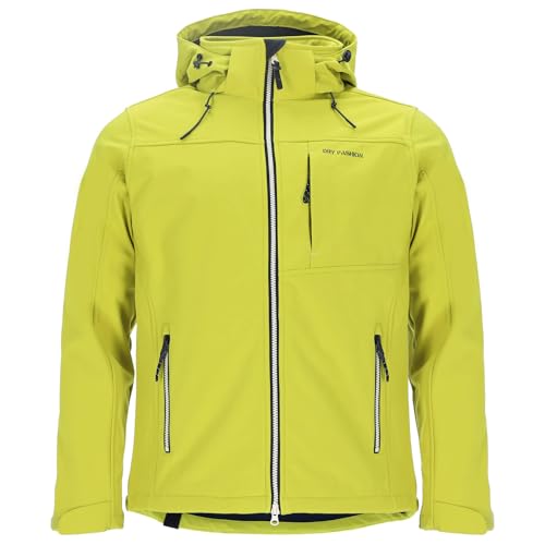 Dry Fashion Herren Softshelljacke Amrum mit Fleece-Innenfutter - Atmungsaktive Jacke mit abnehmbarer Kapuze in Apfelgrün Größe 3XL Dry Fashion Herren Softshelljacke Amrum mit Fleece-Innenfutter - Atmungsaktive Jacke mit abnehmbarer Kapuze in Apfelgrün Größe 3XL von Dry Fashion