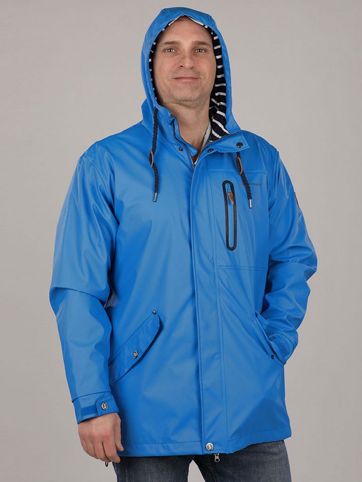 Dry Fashion Regenjacke Herren Parka Lübeck mit verstellbarer Kapuze - wasserdicht & winddicht von Dry Fashion