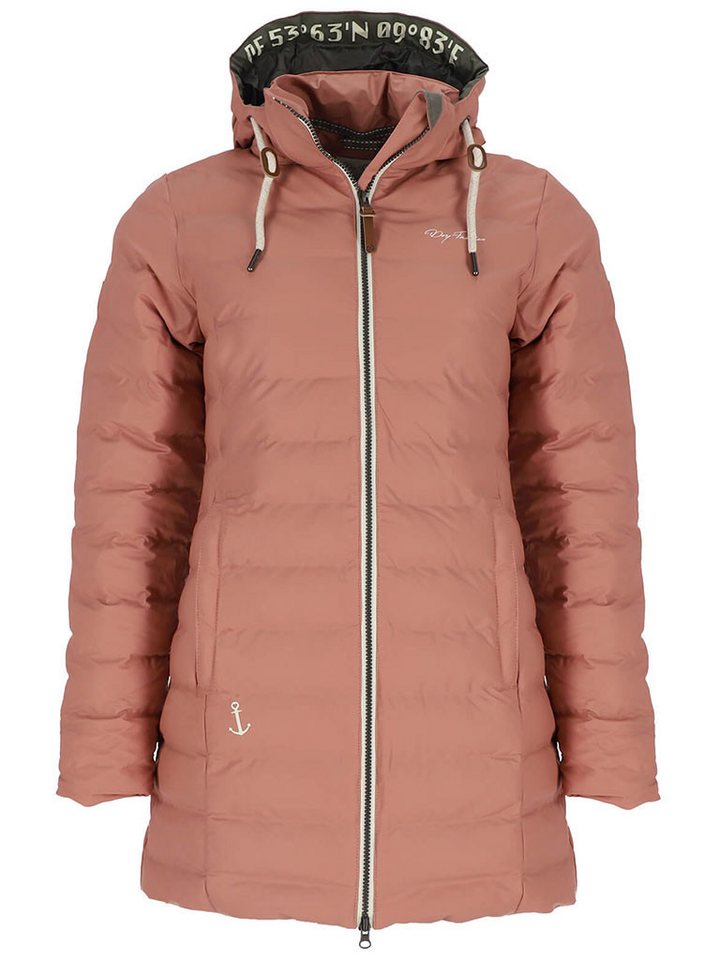 Dry Fashion Regenmantel Damen PU-Mantel Danzig gesteppt - Outdoor-Jacke wind- und wasserdicht von Dry Fashion