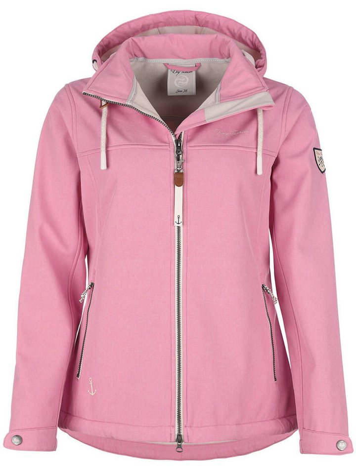 Dry Fashion Softshelljacke Damen Jacke Baltrum mit Fleece-Innenfutter und abnehmbarer Kapuze von Dry Fashion