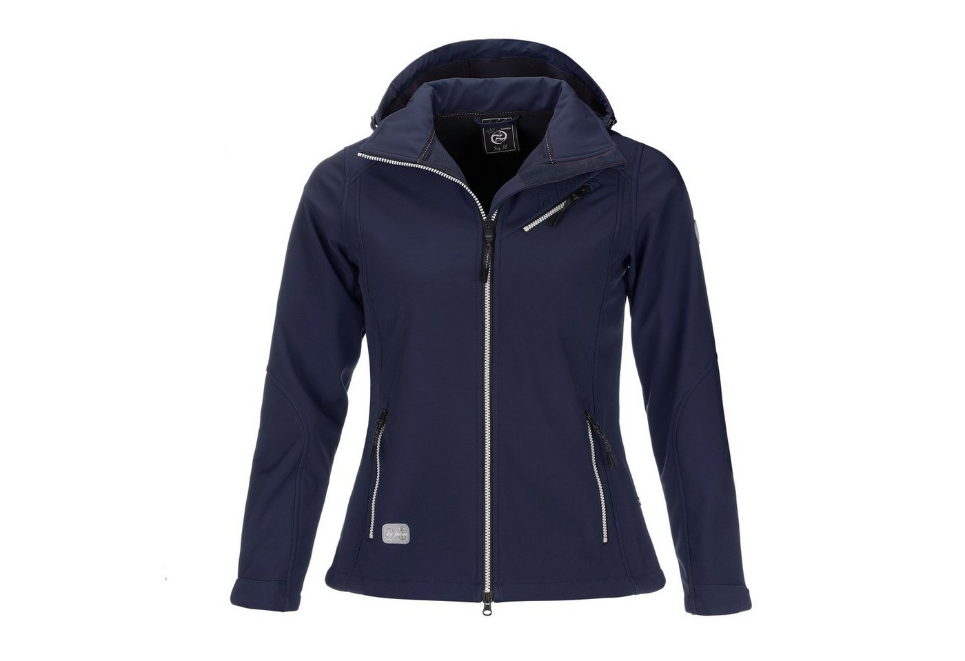 Dry Fashion Softshelljacke Damen Jacke Laboe abnehmbare Kapuze Fleece-Innenfutter Atmungsaktiv von Dry Fashion