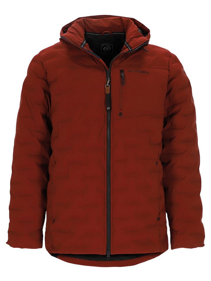 Dry Fashion Steppjacke Herren Jacke Esbjerg gesteppt und gefüttert mit abnehmbarer Kapuze von Dry Fashion