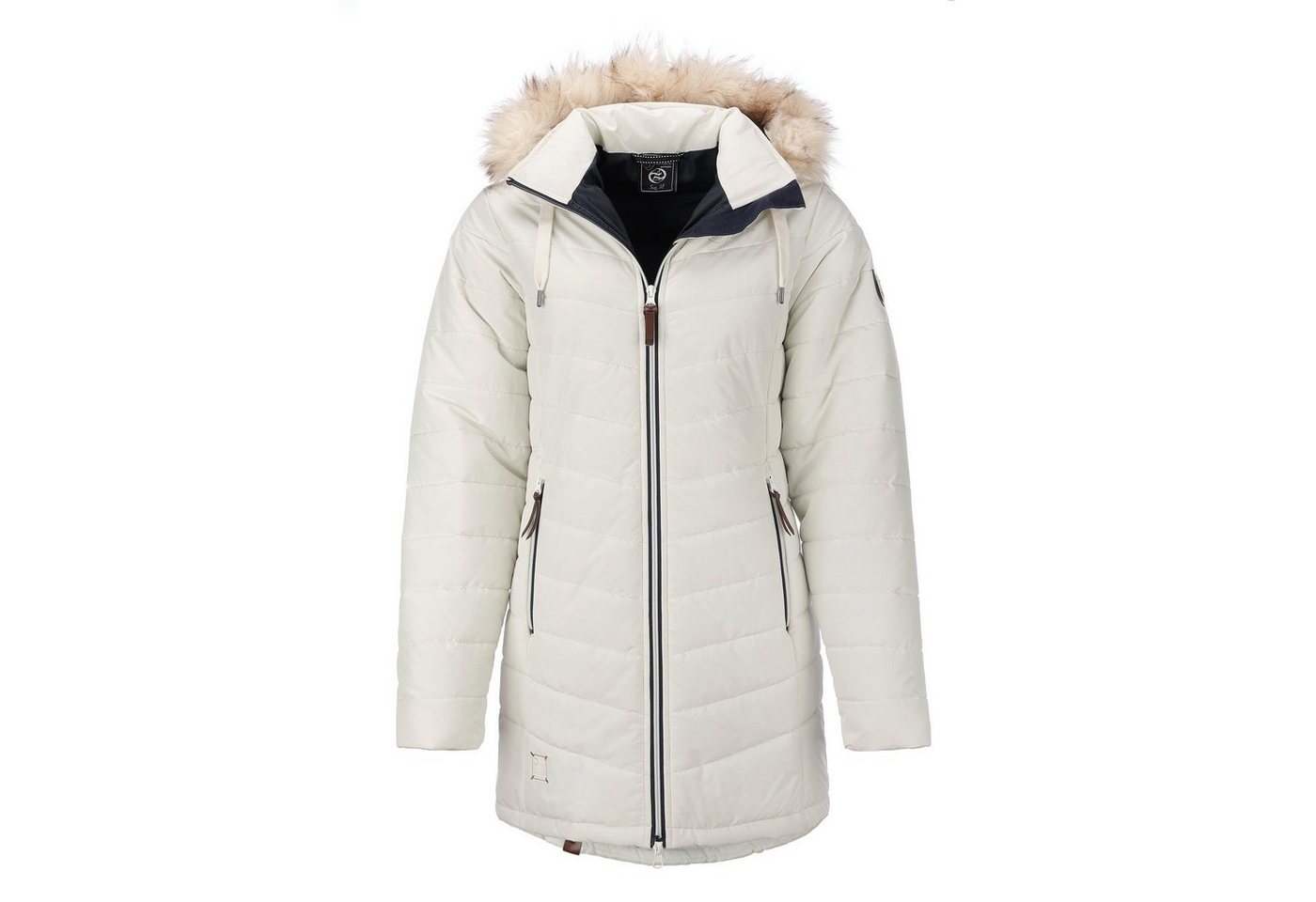 Dry Fashion Steppmantel Damen Winterjacke Steppjacke Göteborg mit abnehmbarer Kapuze von Dry Fashion