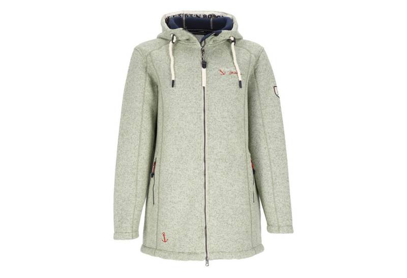 Dry Fashion Wollmantel Damen Wollfleece-Mantel Amsterdam - Fleecemantel taillierter Schnitt von Dry Fashion