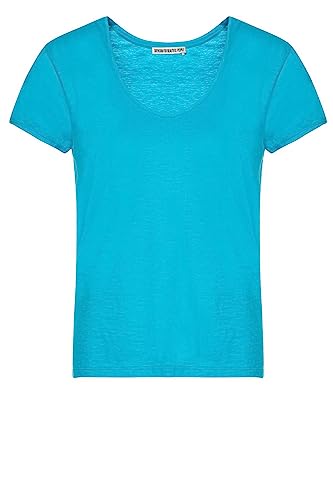 Drykorn Damen T-Shirt Avivi Blau Small von Drykorn