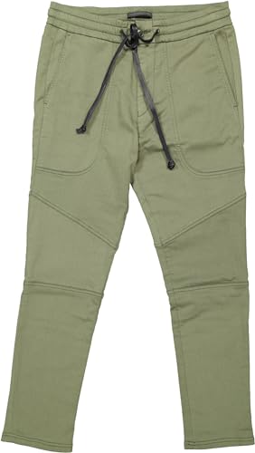 Drykorn Herren Hose mit Stretch-Anteil, Modell Kab, Khaki (DE/NL/SE/PL, Bundweite & Schrittlänge, 32, 32) von Drykorn