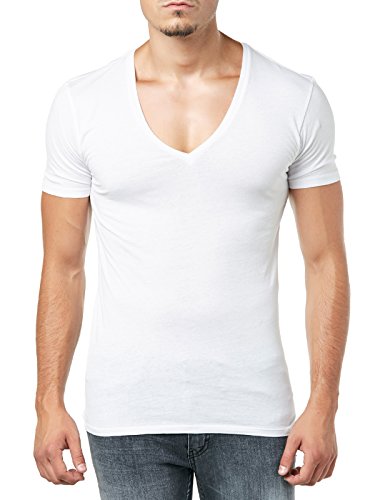 Drykorn Herren T-Shirt Quentin 49371 888 H-Jersey, Weiß (Weiß 60), Large (Herstellergröße: L) von Drykorn