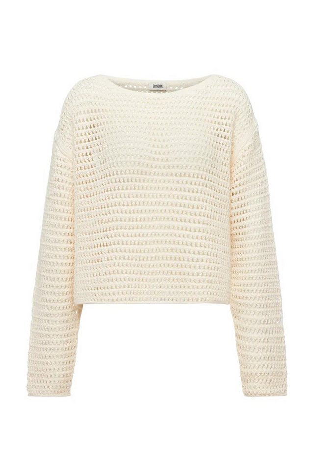 Drykorn Strickpullover Pullover Imenia in Häckelstruktur - Oversized von Drykorn