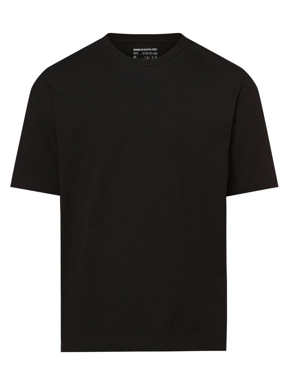Drykorn T-Shirt Herren Baumwolle Rundhals, schwarz von Drykorn