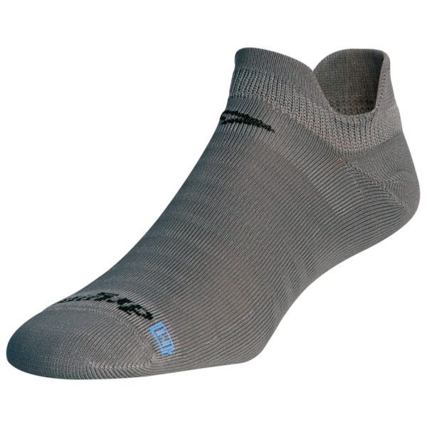 Drymax - Hyper Thin Running Mini Crew - Laufsocken Gr S grau von Drymax