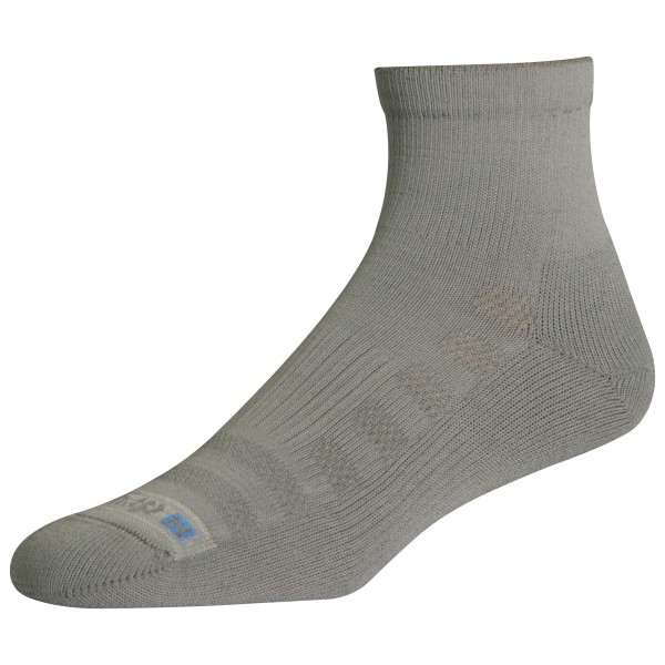 Drymax - Lite Hiking 1/4 Crew - Wandersocken Gr L;M;S;XL grau von Drymax