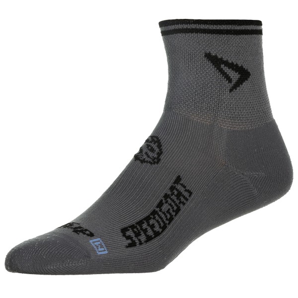 Drymax - Lite Trail Running 1/4 Crew -SPEEDGOAT - Laufsocken Gr S grau von Drymax