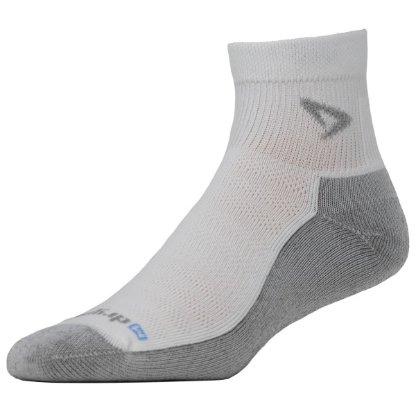 Drymax - Running 1/4 Crew - Laufsocken Gr M grau von Drymax