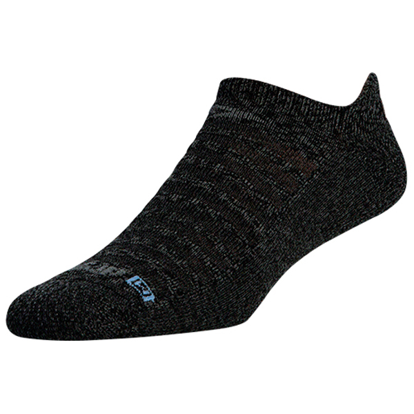 Drymax - Running Lite-Mesh No Show Tab - Laufsocken Gr M schwarz von Drymax