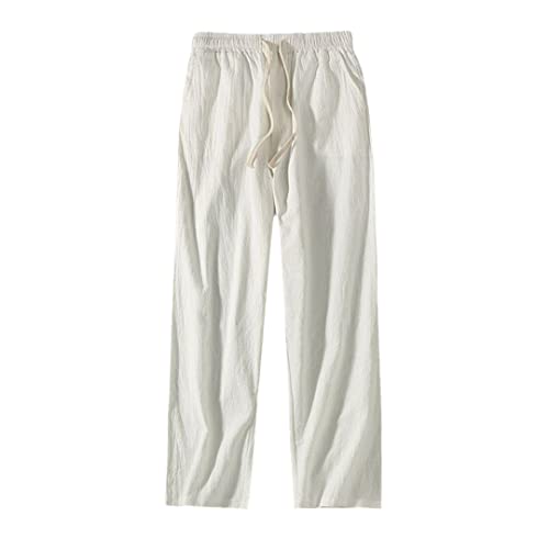 Herbst Sommer Taille Lose Hosen Herren Baumwolle Hose Weiß 11XL Herbst Sommer Taille Lose Hosen Herren Baumwolle Hose Weiß 11XL von Dsimilarl