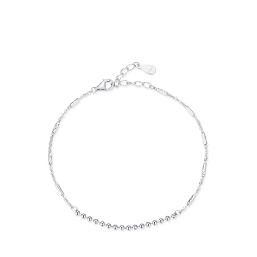 Armbänder Silber 925, Armband Damen Hochzeit Perlen Verstellbar Silber Schmuck Geschenk für Geburtstag von Dsnyu