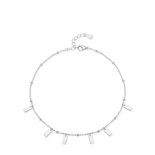 Armband Damen 925, Armbänder Damen Elegant Quasten Verstellbar Silber Schmuck von Dsnyu