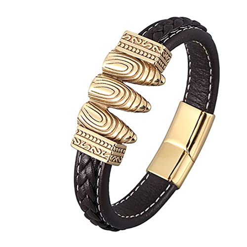 Dsnyu Armreif Männer, Gold Armband Herren Couple, 16.5CM 3 Kugel Armband Zart Party Schmuck von Dsnyu