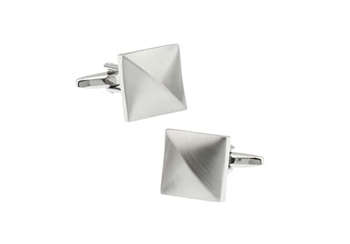 Dsnyu Cufflinks for Men Silver, Manschettenknöpfe Set Quadrat Hemd Anzug Herren Schmuck mit Geschenkbox von Dsnyu