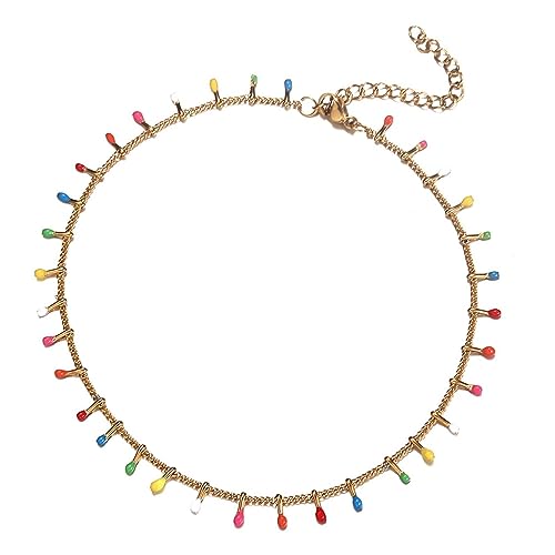 Dsnyu Fussketten für Frauen Gold 30 cm, Fußkettchen Edelstahl Kette mit Perle Fußschmuck Geschenk Verstellbar für Sommer Urlaub von Dsnyu