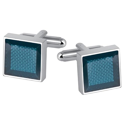 Dsnyu Manchettenknoepfe Herren Blau, Cufflinks Set for Men Quadrat Hemd Anzug Schmuck für Geburtstag Hochzeit Dsnyu Manchettenknoepfe Herren Blau, Cufflinks Set for Men Quadrat Hemd Anzug Schmuck für Geburtstag Hochzeit von Dsnyu