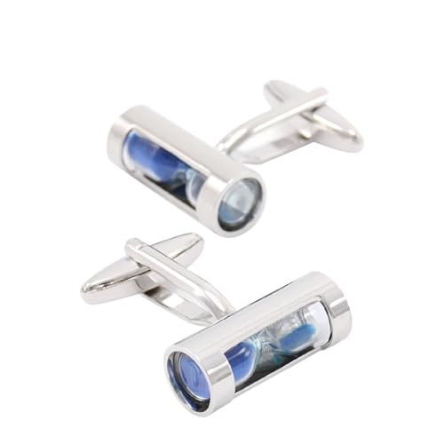 Dsnyu Manschettenknöpfe Herren Blau, Cufflinks Shirt for Men Geometrisch Hemd Anzug Schmuck mit Geschenkbox Dsnyu Manschettenknöpfe Herren Blau, Cufflinks Shirt for Men Geometrisch Hemd Anzug Schmuck mit Geschenkbox von Dsnyu
