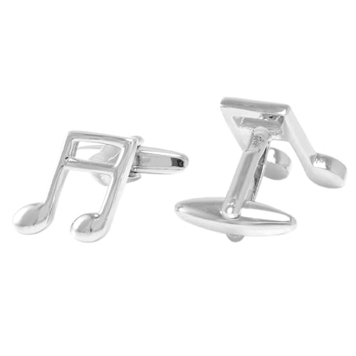 Dsnyu Manschettenknöpfe Silber Herren, Cufflinks Set Musiknoten Hemd Anzug Schmuck mit Geschenkbox Dsnyu Manschettenknöpfe Silber Herren, Cufflinks Set Musiknoten Hemd Anzug Schmuck mit Geschenkbox von Dsnyu