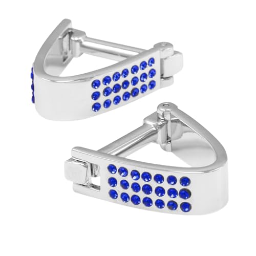 Dsnyu Manschettenknöpfe Weiss, Manschettenknöpfe Edelstein Dreiecksform Zirkonia Runde Form Hemd Anzug Herren Schmuck mit Geschenkbox Dsnyu Manschettenknöpfe Weiss, Manschettenknöpfe Edelstein Dreiecksform Zirkonia Runde Form Hemd Anzug Herren Schmuck mit Geschenkbox von Dsnyu