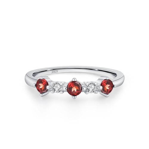 Eheringe 925 Sterling Silber, Ring Damen Modeschmuck Eleganter Stil mit Zirkon Silber Schmuck Größe 52 (16.6) von Dsnyu