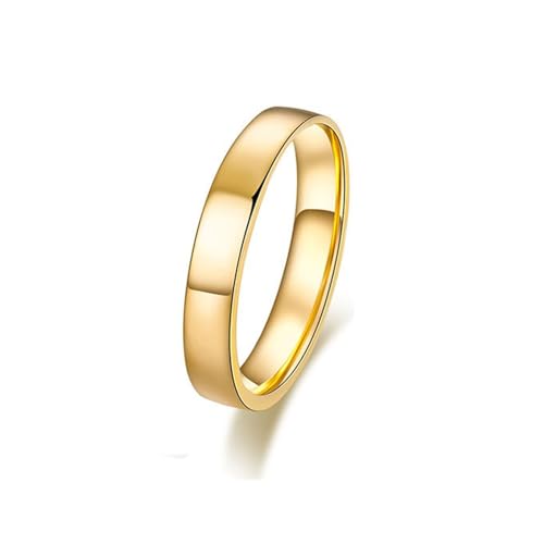 Gold Ring 18 Karat, Wedding Ring Man Einfach Hochzeitsringe 750 Gelbgold Geburtstagsgeschenk Größe 56 (17.8) von Dsnyu