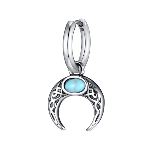 Ohrringe Hängend Edelstahl, Earrings For Women Hip Hop Mond Vintage Silber Damen Schmuck Knorpel Piercing 1 Stück Ohrringe Hängend Edelstahl, Earrings For Women Hip Hop Mond Vintage Silber Damen Schmuck Knorpel Piercing 1 Stück von Dsnyu