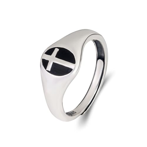 Ringe Silber 925 Damen, Engagement Ring Kreuzen Silber Schmuck Größe Verstellbar von Dsnyu