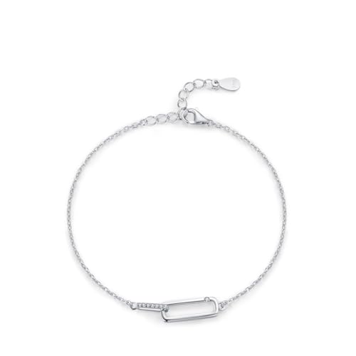 Silber Armband Damen 925, Armbänder Damen Modern Einstellbar Silber Schmuck von Dsnyu
