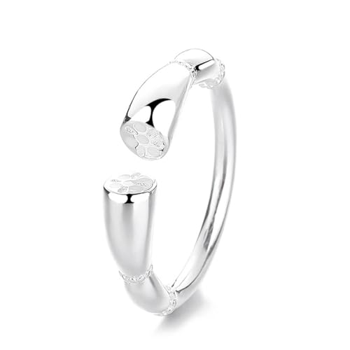 Silber Ring Vintage, Sterling Silber Ring Damen 925 Geometrischer Offener Schmuck Schmuck Größe Verstellbar von Dsnyu