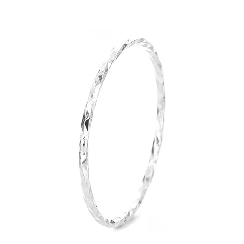 Silber Ring Vintage, Verlobungsring Damen Vintage 925 Sterling Silber Dünn Einfach Stapelbar Schmuck Größe 60 (19.1) von Dsnyu