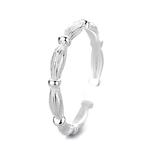 Silber Ringe 925, Verlobungsring Damen Dünn Einfach Stapelbar Silber Schmuck Größe Verstellbar von Dsnyu