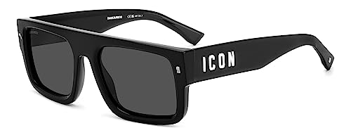 Dsquared Unisex Icon 0008/s Sunglasses, 807/IR Black, 54 von DSQUARED2